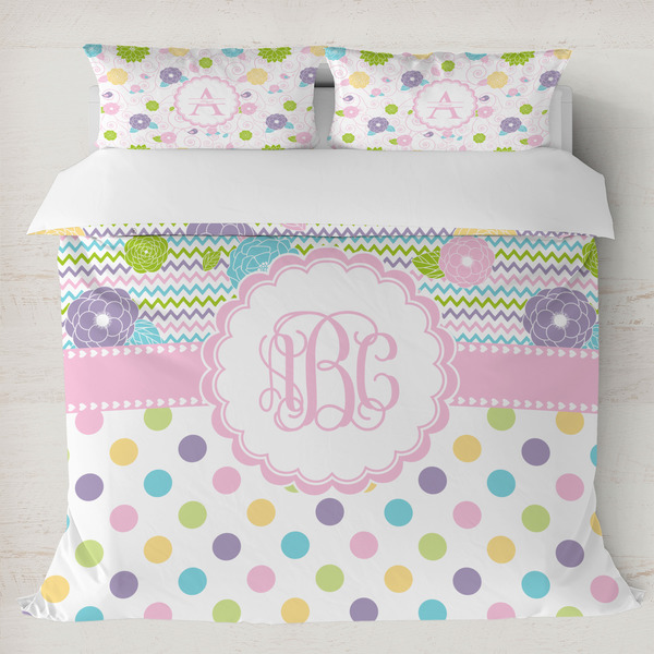 Custom Girly Girl Duvet Cover Set - King (Personalized)