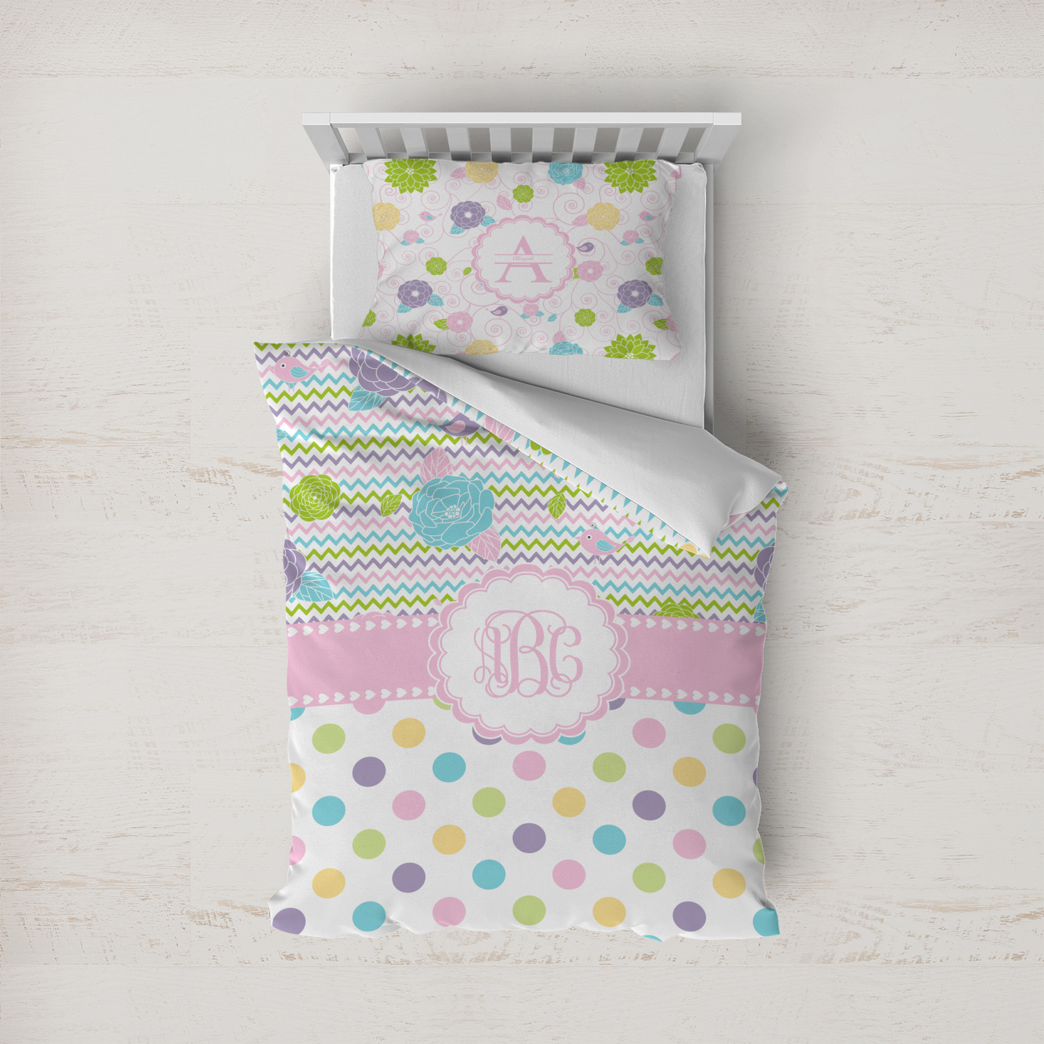 Custom Girly Girl Duvet Cover Set Twin (Personalized) YouCustomizeIt