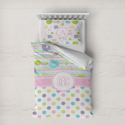Girly Girl Duvet Cover Set - Twin XL (Personalized)