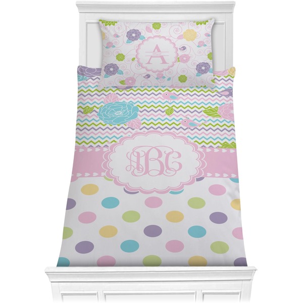Custom Girly Girl Comforter Set - Twin (Personalized)