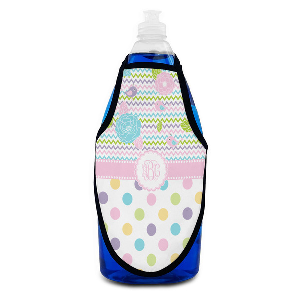 Girly Girl Bottle Apron - Soap - FRONT