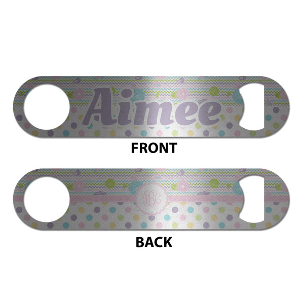 Girly Girl Bottle Opener - Front & Back