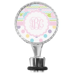 Girly Girl Wine Bottle Stopper (Personalized)