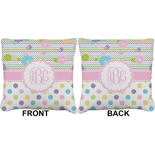 Girly Girl Burlap Pillow Approval