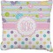 Girly Girl Burlap Pillow (Personalized)