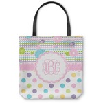 Girly Girl Canvas Tote Bag - Small - 13"x13" (Personalized)