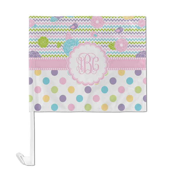 Girly Girl Car Flag - Large - FRONT
