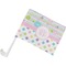 Girly Girl Car Flag - Small w/ Monogram