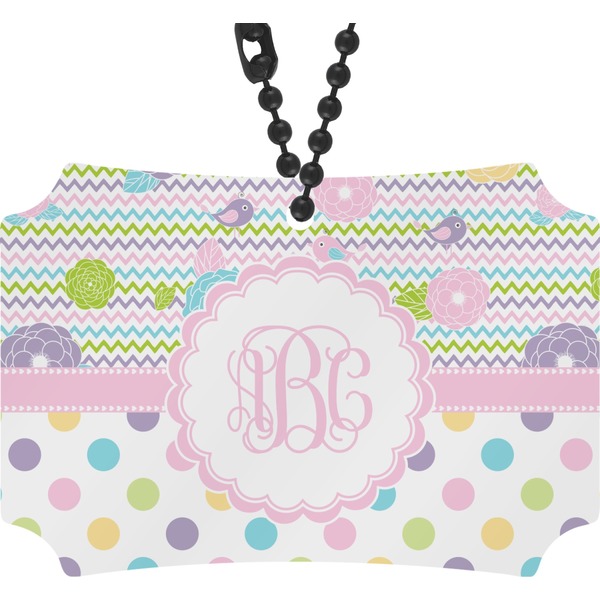 Custom Girly Girl Rear View Mirror Ornament (Personalized)
