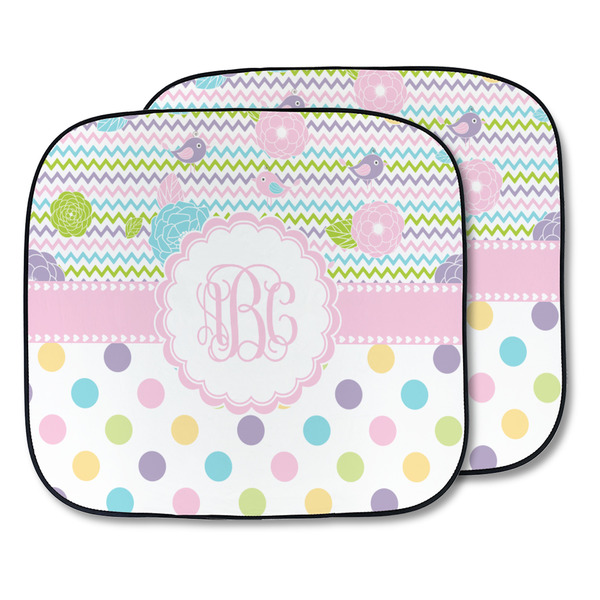 Custom Girly Girl Car Sun Shade - Two Piece (Personalized)