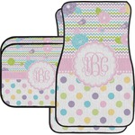 Girly Girl Car Floor Mats Set - 2 Front & 2 Back (Personalized)