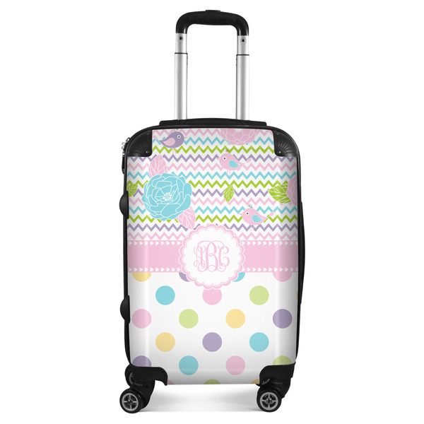 Custom Girly Girl Suitcase - 20" Carry On (Personalized)
