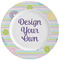 Girly Girl Ceramic Dinner Plates (Set of 4) (Personalized)