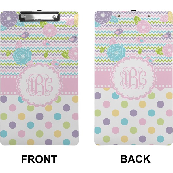 Girly Girl Clipboard (Legal) (Front + Back)
