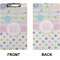 Girly Girl Clipboard (Legal) (Front + Back)