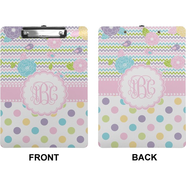 Girly Girl Clipboard (Letter) (Front + Back)