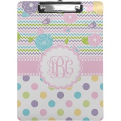 Girly Girl Clipboard (Letter Size) (Personalized)
