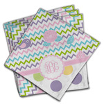 Girly Girl Cloth Napkins (Set of 4) (Personalized)