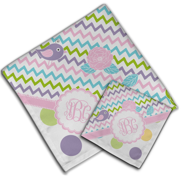 Girly Girl Cloth Napkins - Personalized Lunch & Dinner (PARENT MAIN)