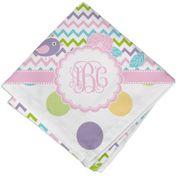 Girly Girl Cloth Napkin w/ Monogram