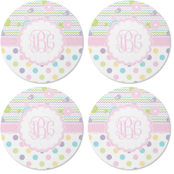 Girly Girl Coaster Round Rubber Back - Apvl