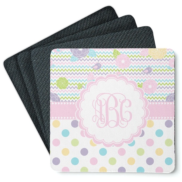 Girly Girl Coaster Rubber Back - Main