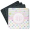 Girly Girl Square Rubber Backed Coasters - Set of 4 (Personalized)