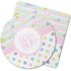 Girly Girl Rubber Backed Coaster (Personalized)