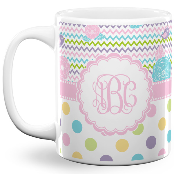 Custom Girly Girl 11 Oz Coffee Mug - White (Personalized)