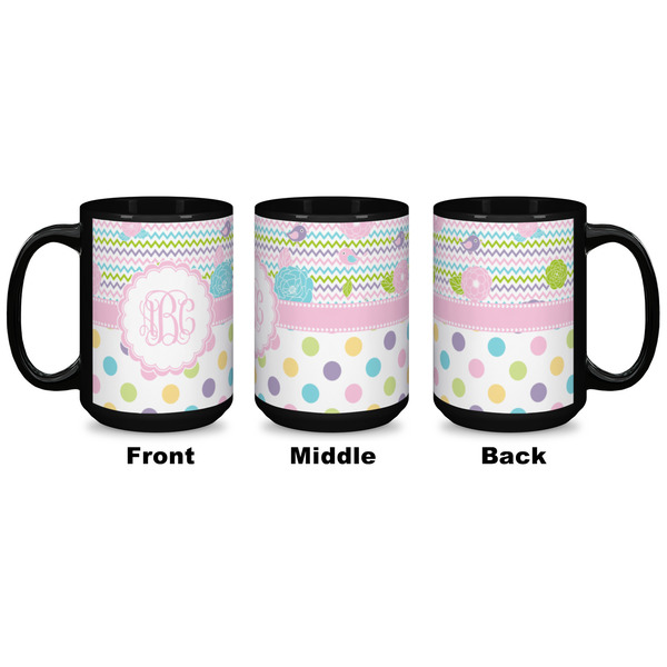 Girly Girl Coffee Mug - 15 oz - Black APPROVAL