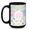 Girly Girl Coffee Mug - 15 oz - Black