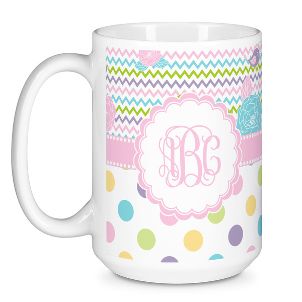 Girly Girl Coffee Mug - 15 oz - White