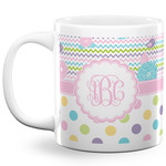 Girly Girl 20 Oz Coffee Mug - White (Personalized)
