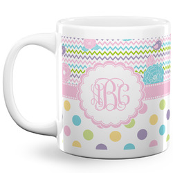 Girly Girl 20 Oz Coffee Mug - White (Personalized)