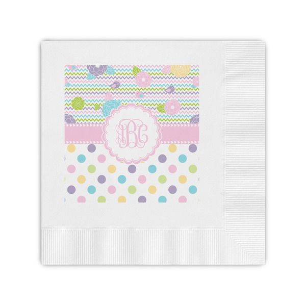 Custom Girly Girl Coined Cocktail Napkins (Personalized)