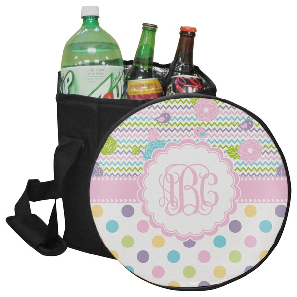 Custom Girly Girl Collapsible Cooler & Seat (Personalized)