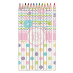 Girly Girl Colored Pencils (Personalized)