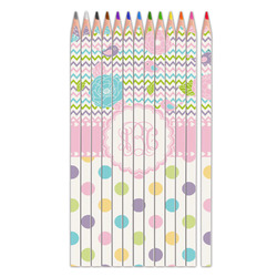 Girly Girl Colored Pencils (Personalized)