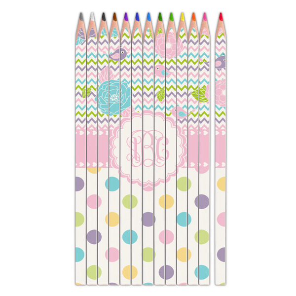 Custom Girly Girl Colored Pencils (Personalized)