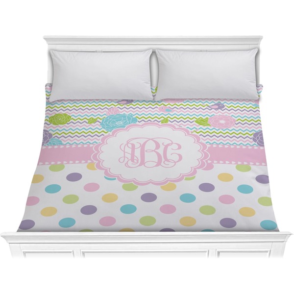 Custom Girly Girl Comforter - King (Personalized)