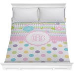 Girly Girl Comforter - Full / Queen (Personalized)