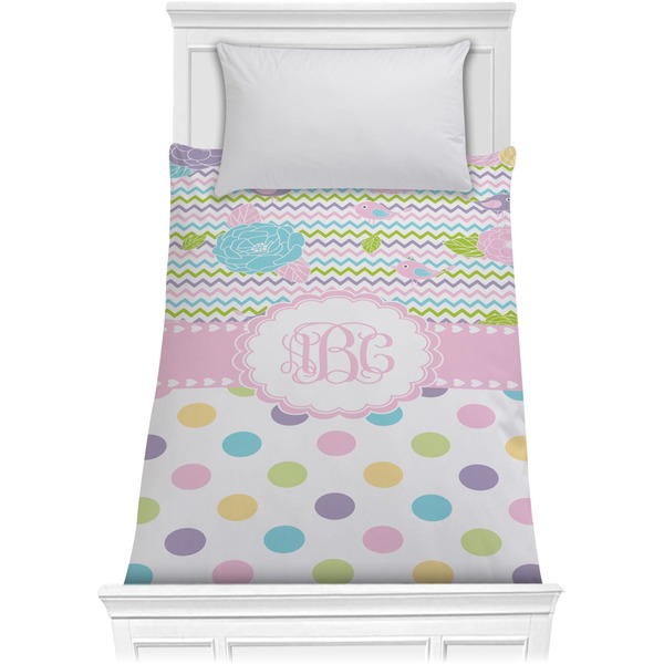 Custom Girly Girl Comforter - Twin (Personalized)