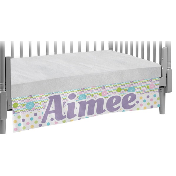 Custom Girly Girl Crib Skirt (Personalized)