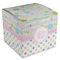 Girly Girl Cube Favor Gift Box - Front/Main