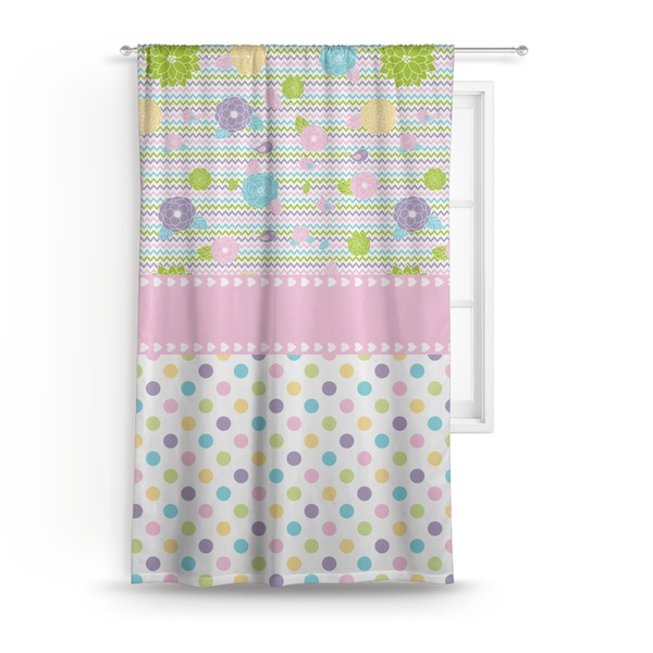 Custom Girly Girl Curtain - 50"x84" Panel
