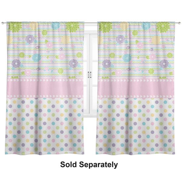 Custom Girly Girl Curtain Panel - Custom Size