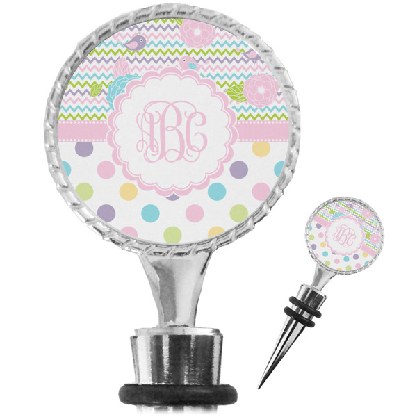 Custom Girly Girl Wine Bottle Stopper (Personalized)