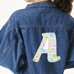 Girly Girl Large Custom Shape Patch - 2XL (Personalized)