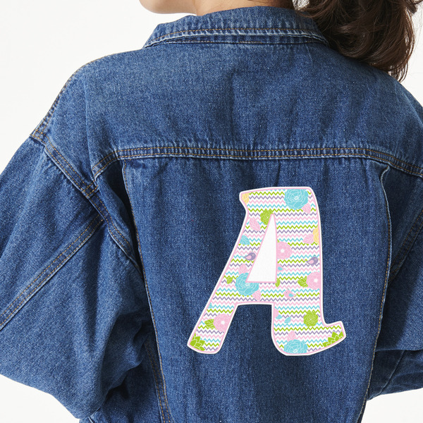 Custom Girly Girl Large Custom Shape Patch - 2XL (Personalized)