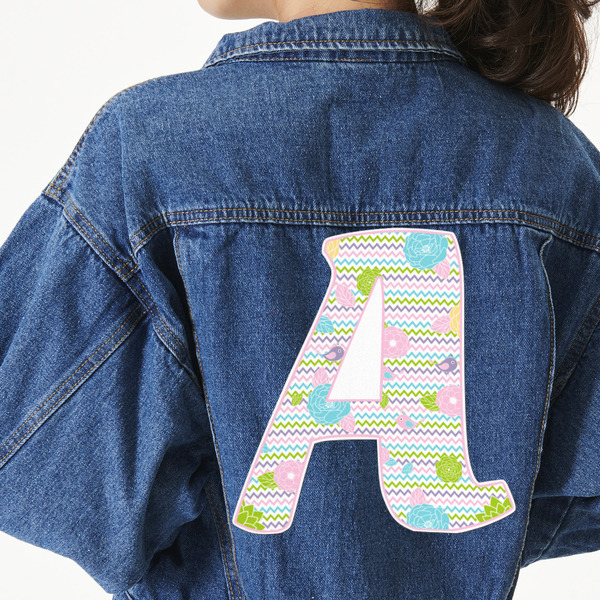 Custom Girly Girl Twill Iron On Patch - Custom Shape - 3XL (Personalized)